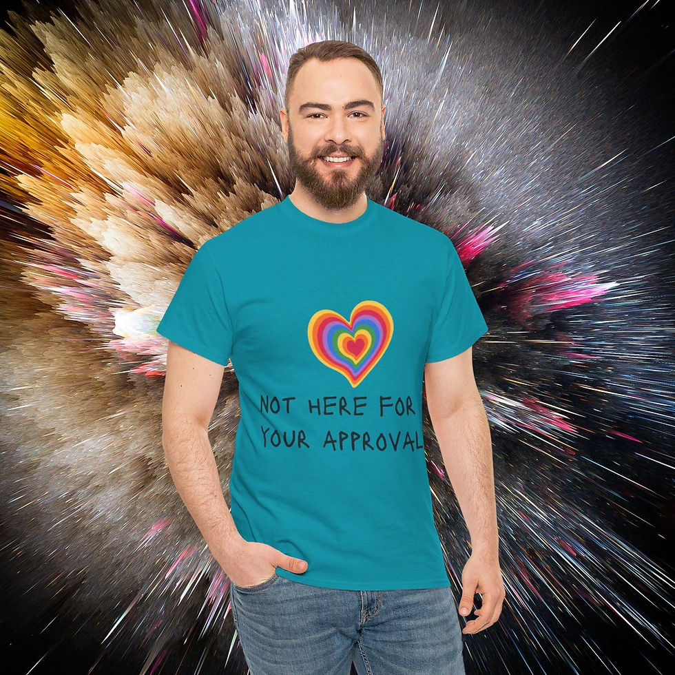 Thumbnail: Not here for your approval Unisex Heavy Cotton Tee