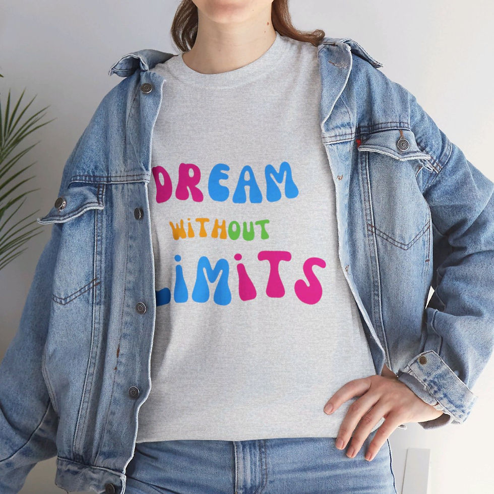 Thumbnail: Dream Without Limits Unisex Heavy Cotton Tee