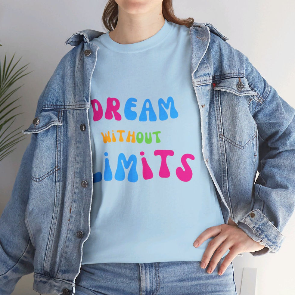 Thumbnail: Dream Without Limits Unisex Heavy Cotton Tee