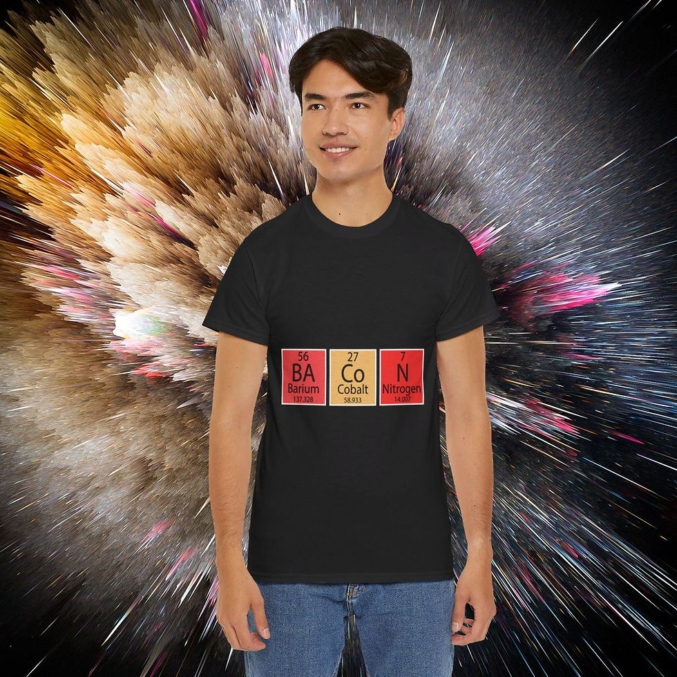 Thumbnail: Bacon and Science Unisex Heavy Cotton Tee