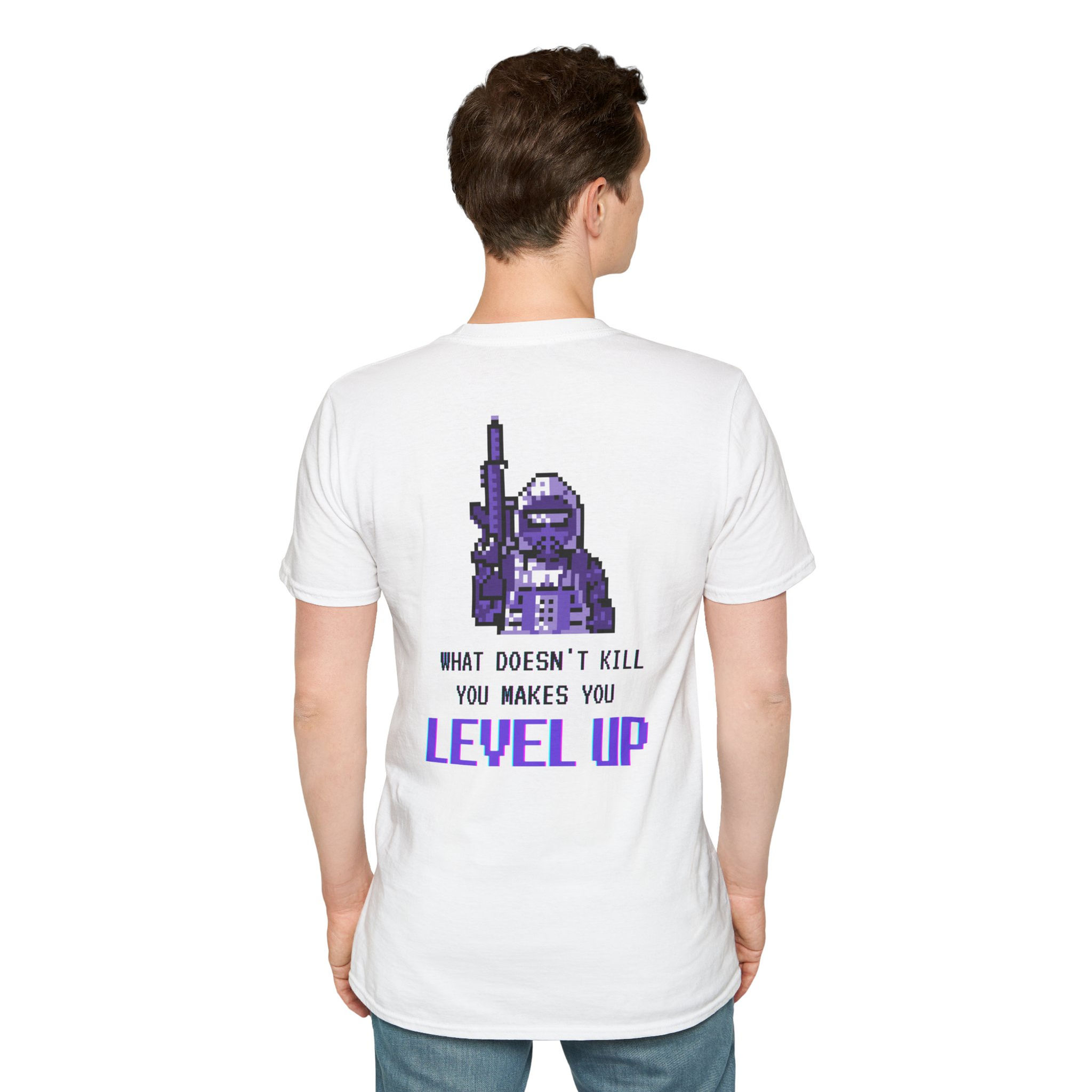 Level Up T-Shirt –  'What Doesn't Kill You Makes You Level Up' Gamer Tee