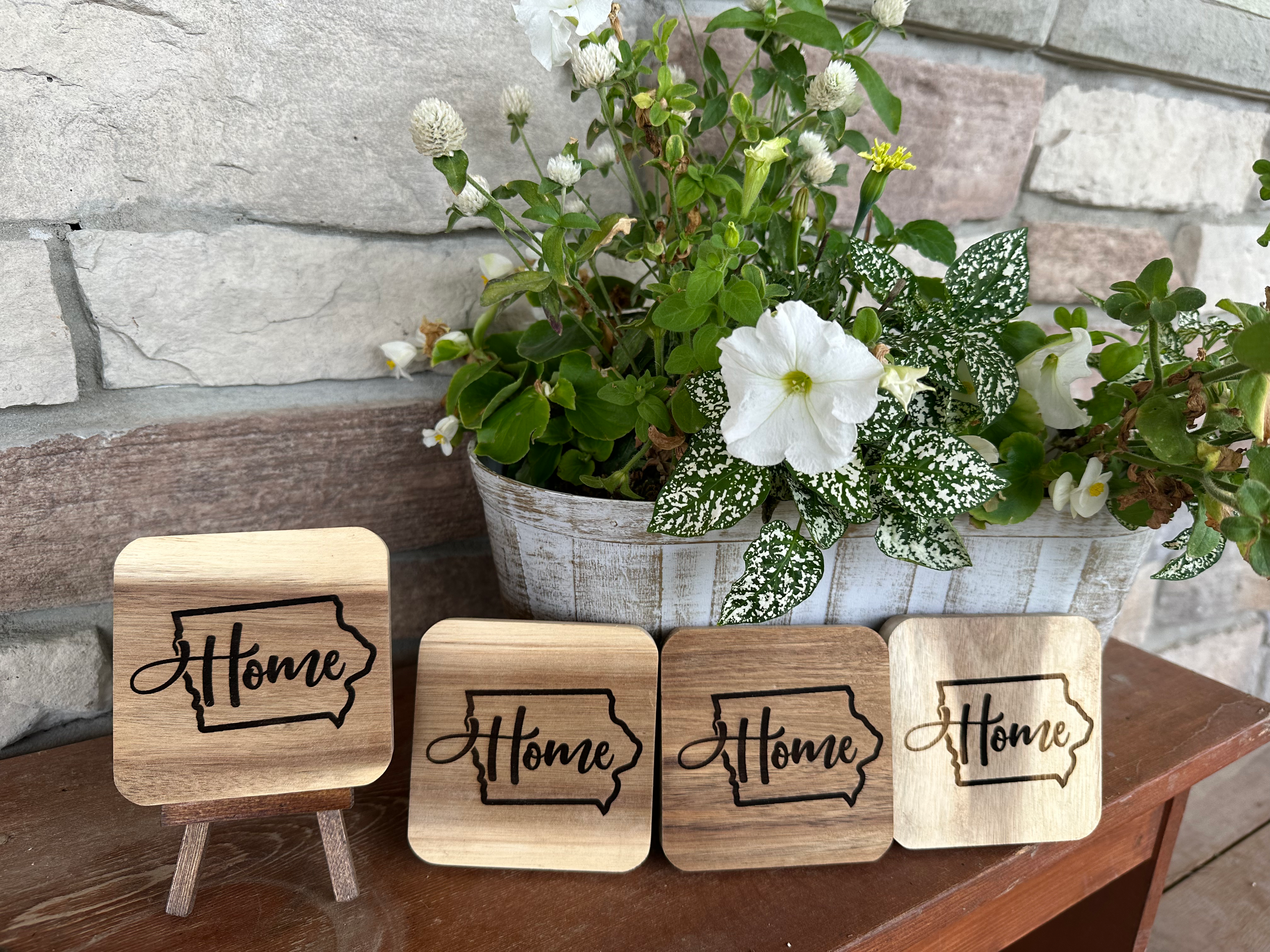 Laser Engraved Coasters