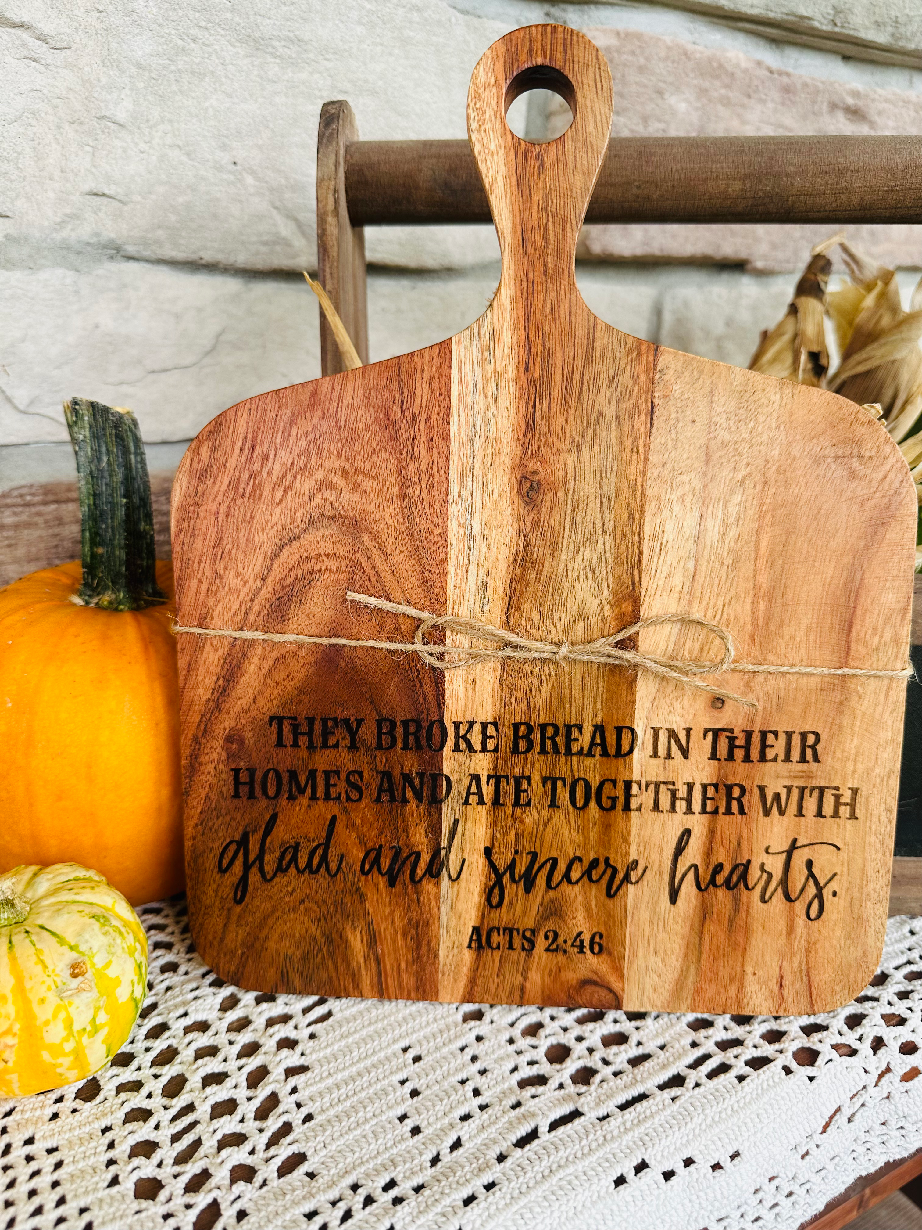 Bread Board with Towel