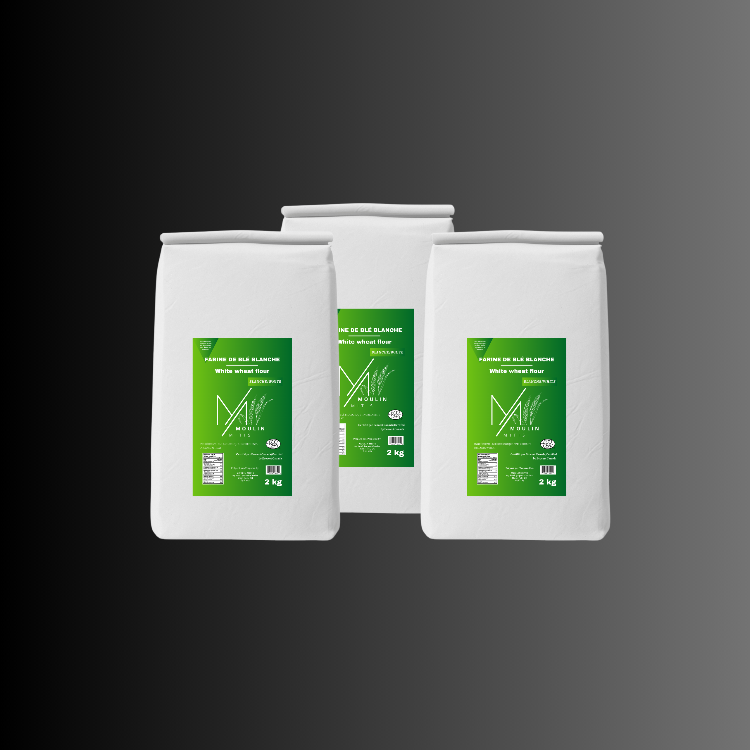 Farine de blé blanche 2kg