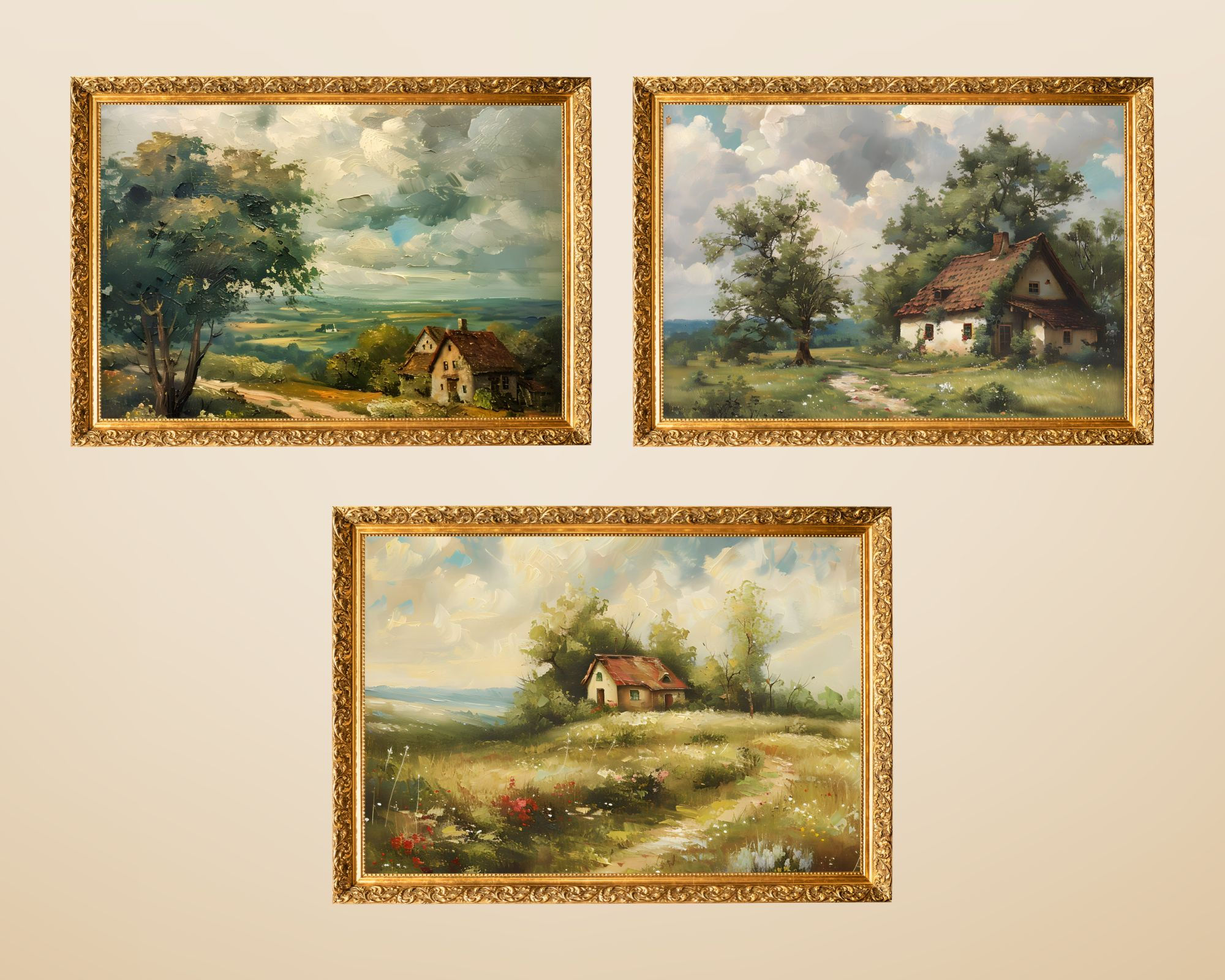 Tranquil Cottage Retreat - Art Print