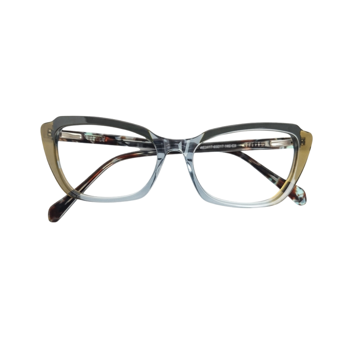 Armação Supreme Eyewear Liz Azul Acinzentado Feminina