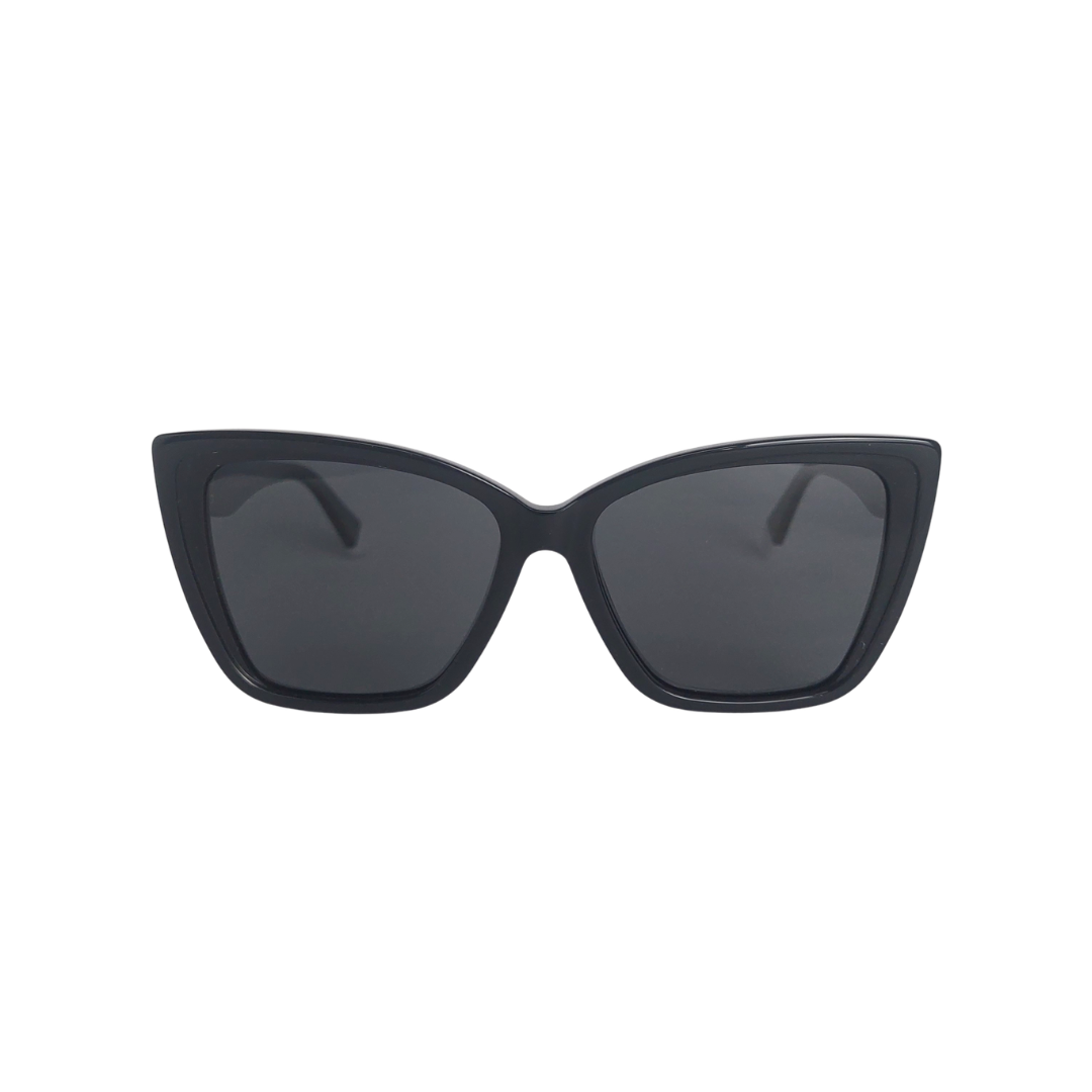 Óculos de Sol Supreme Kiara Preto Polarizado em Acetato