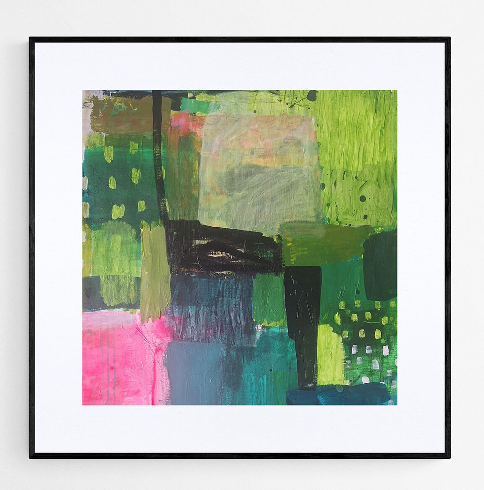 Thumbnail: 'Vista 1' // 47 X 47cm // Irish original abstract art