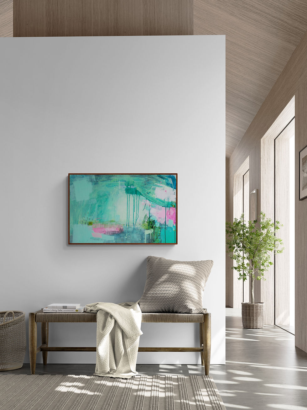 Thumbnail: A New Sky 3 // 76 X 50cm // Irish original abstract art