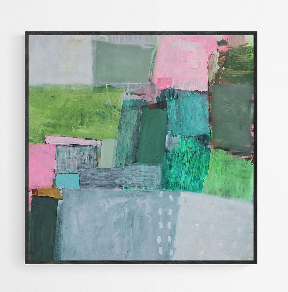 Thumbnail: 'Vista 3' // 68 X 68cm // Irish original abstract art