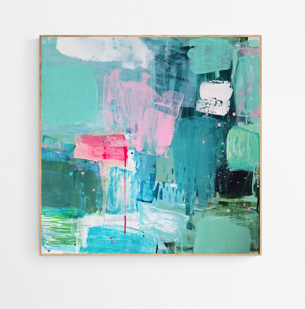 Illuminate 2 //70 X 70cm // Irish original abstract art