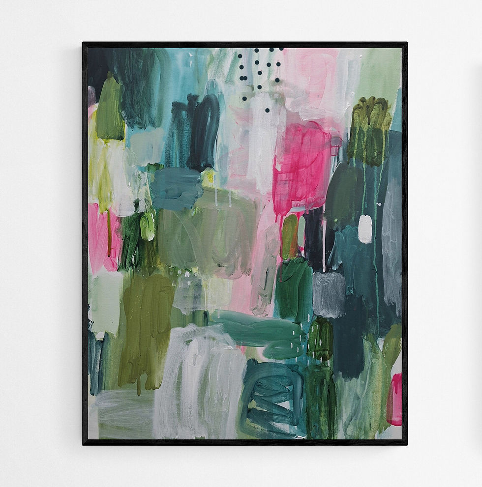 Thumbnail: Irish art galway colour messy beautiful painting