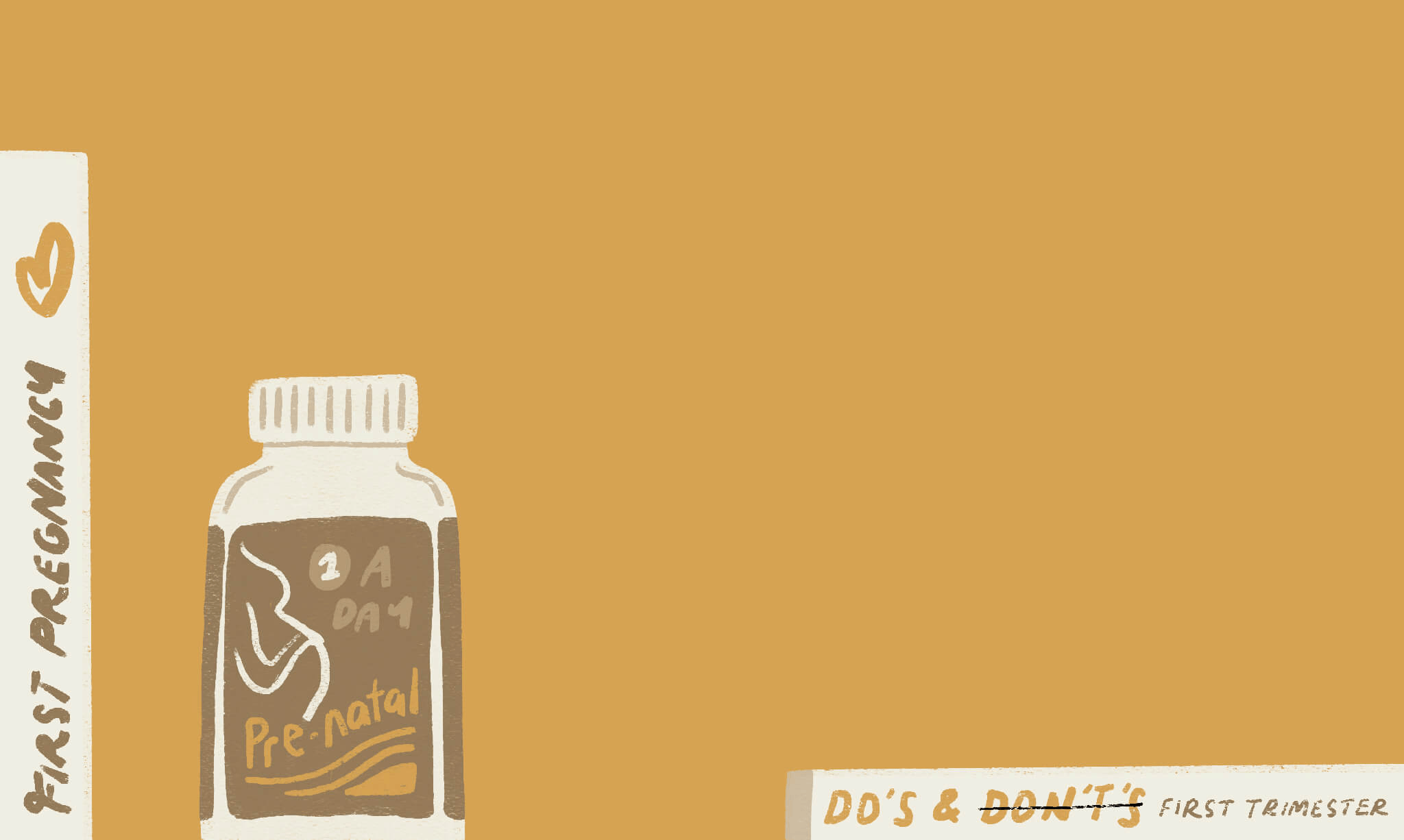 Pregnancy supplements and books