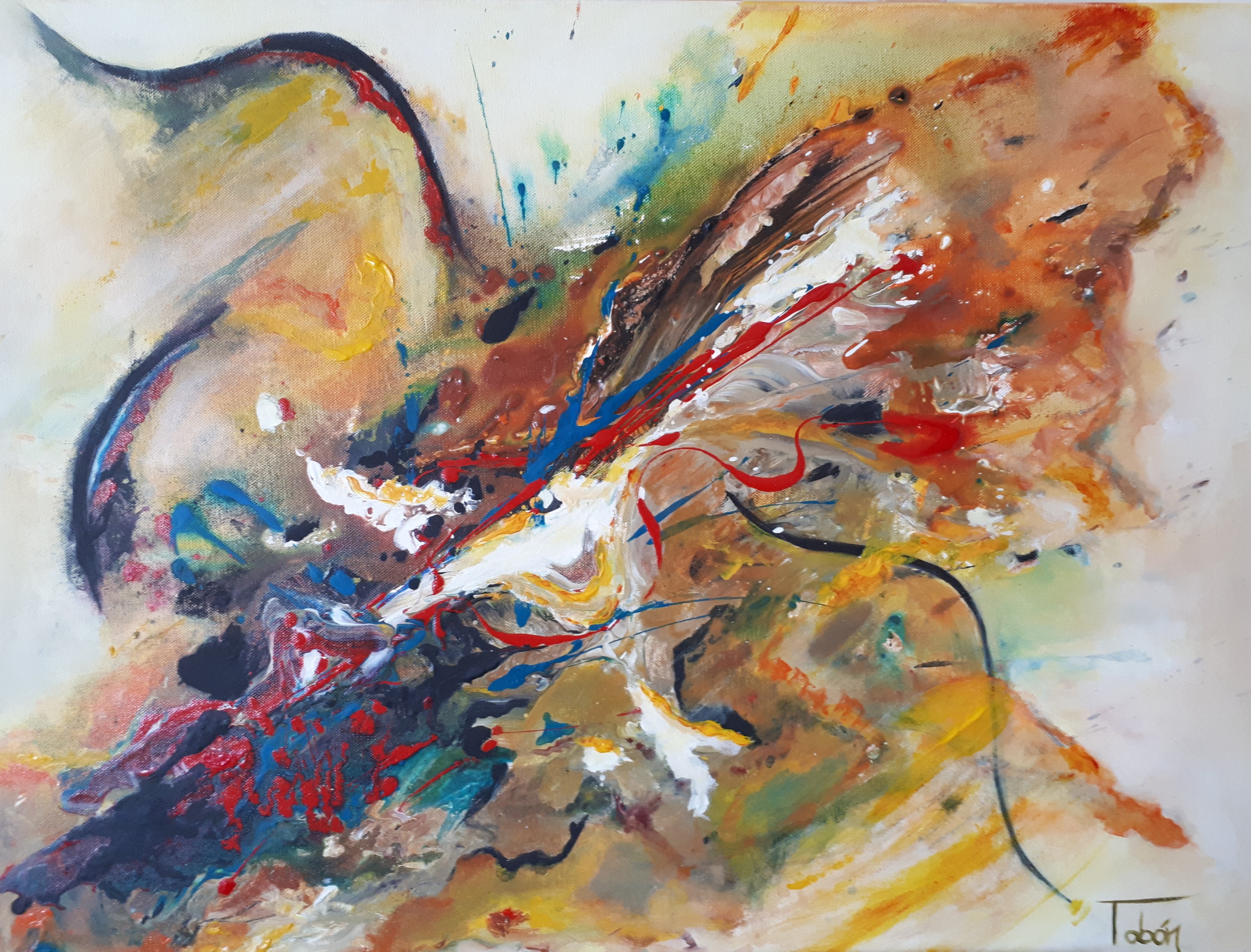 Butterfly 80x60 cm