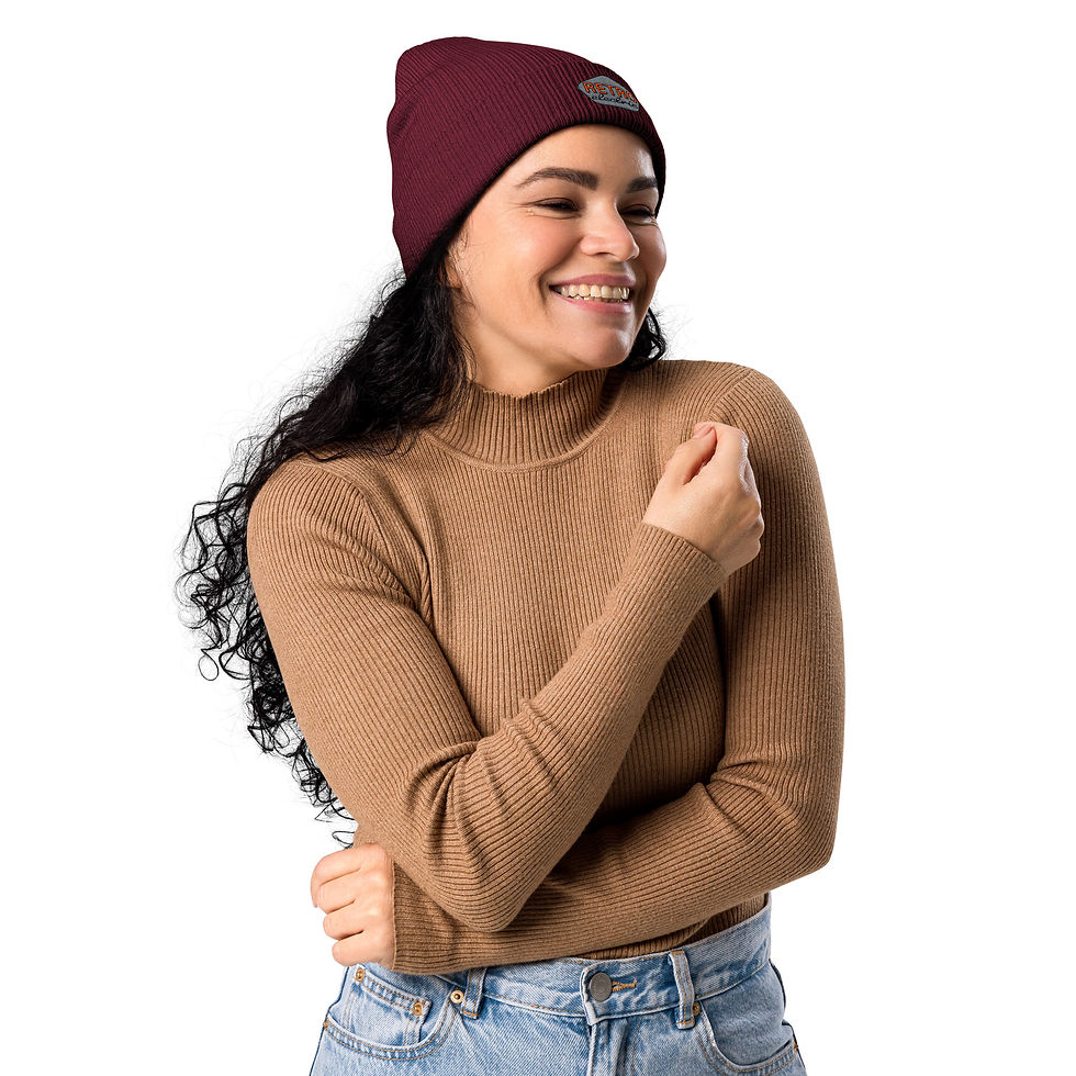 Thumbnail: Organic ribbed beanie