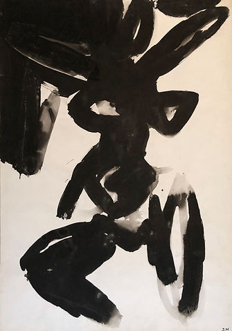 Jacques Nestlé primitivisme déesse fécondité gouache