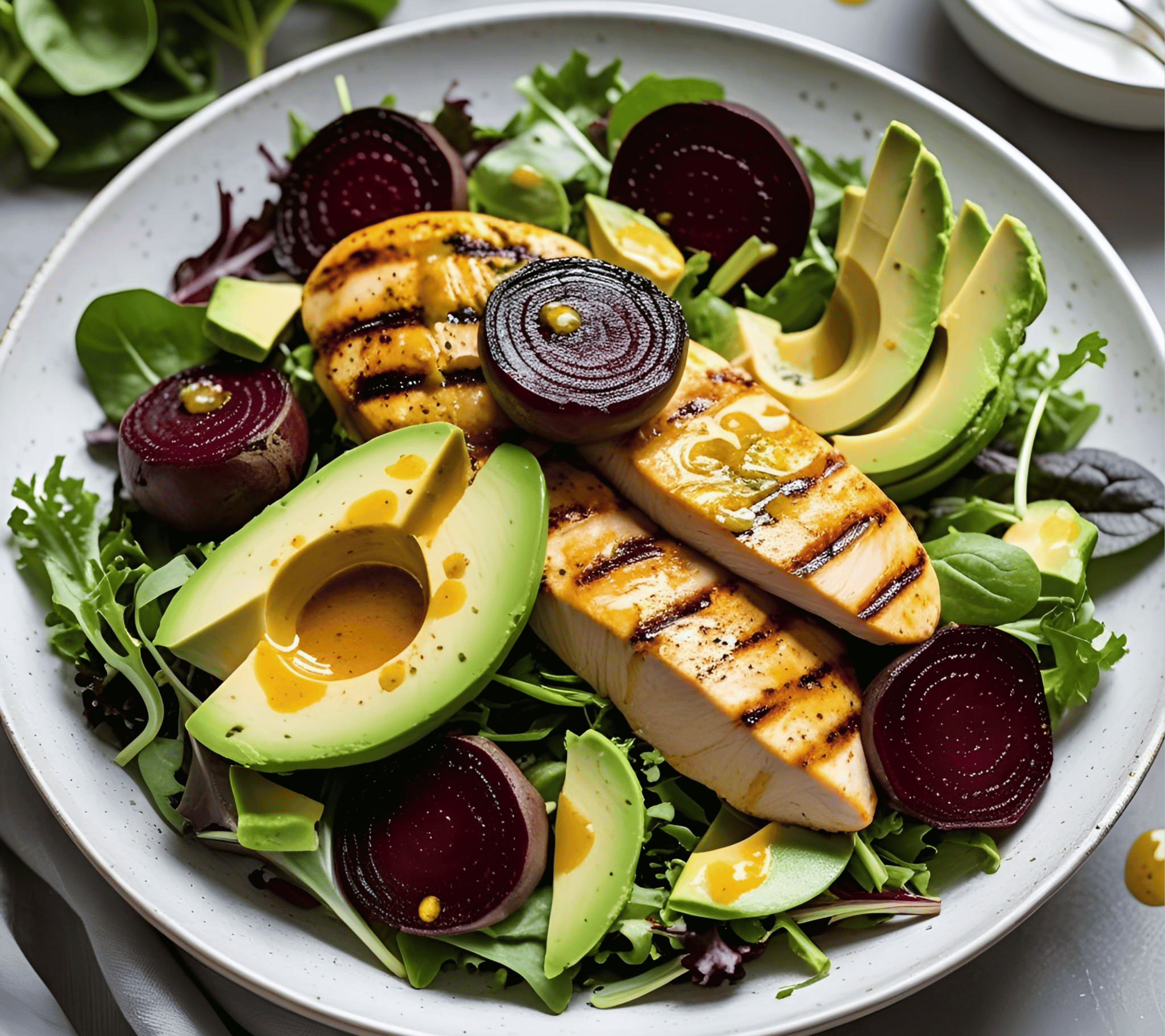 Herby Chicken & Roasted Beet Salad