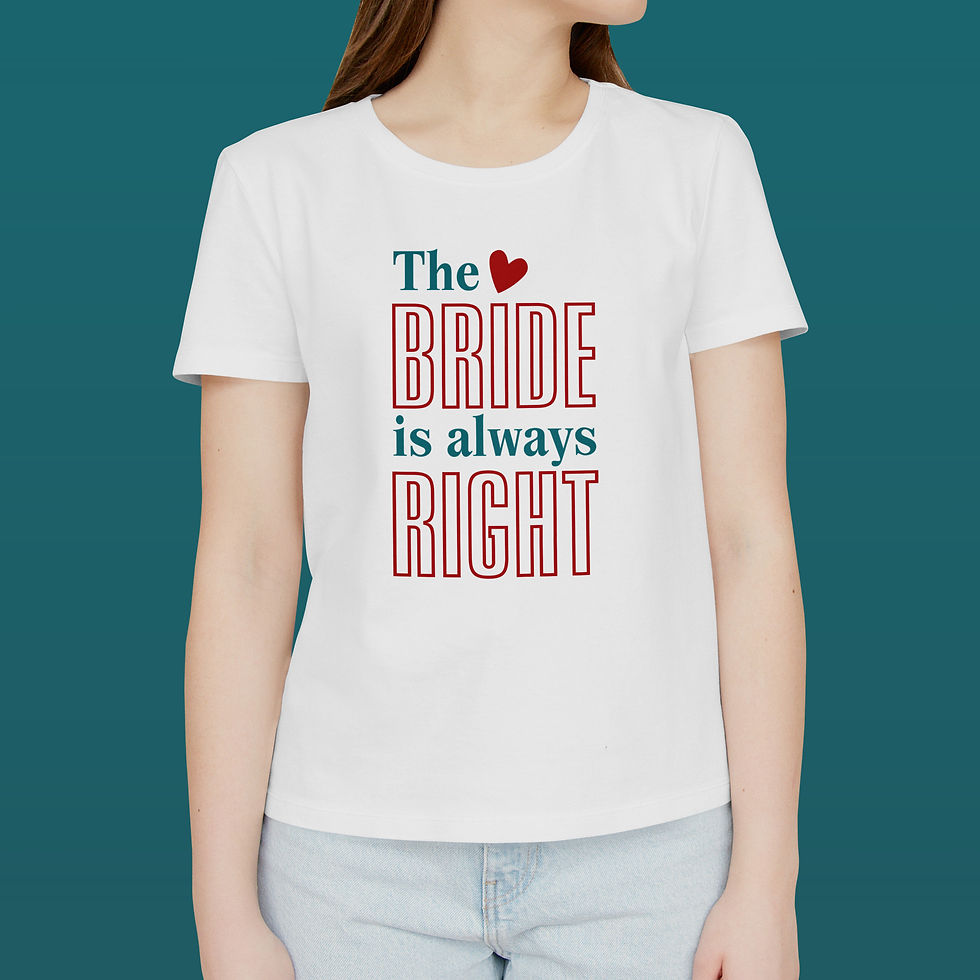 Thumbnail: The Bride is always right SVG e PNG file