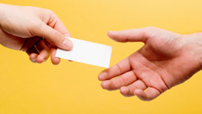 1st Step Towards Success -
The Perfect BUSINESS CARD
