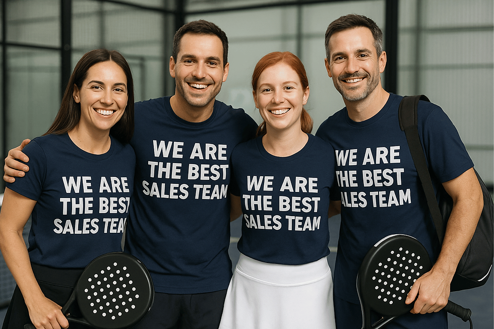The Sales Happy Padel Team