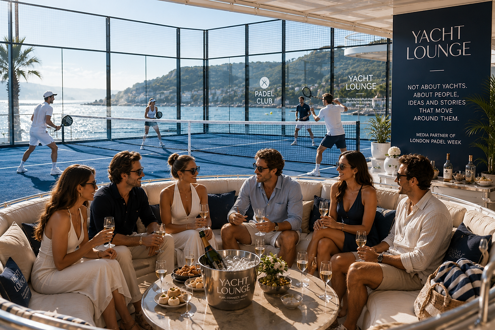 A Padel Yacht Lounge
