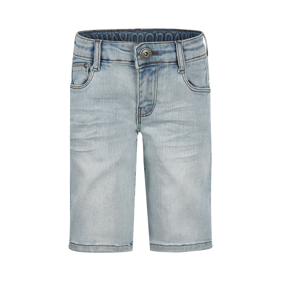 No Way Monday Boys Jean Shorts Light Wash