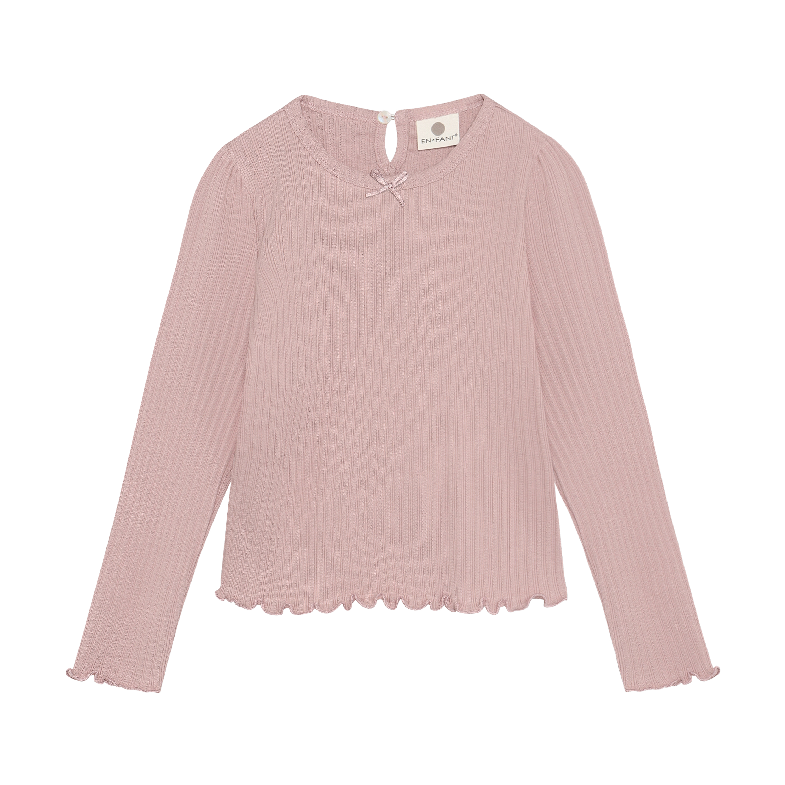 En Fant |  Rose Pointelle Shirt