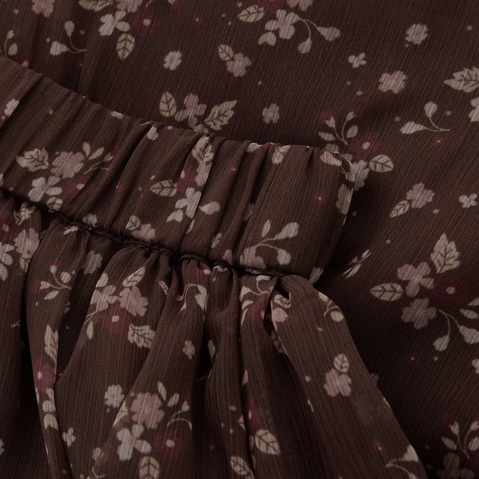Thumbnail: En Fant |  Brown Floral Skirt