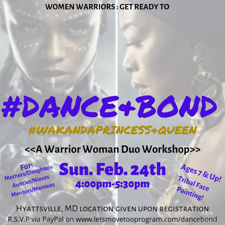 Dance & Bond Dance Class / Workshop/ Event: For women and girls!