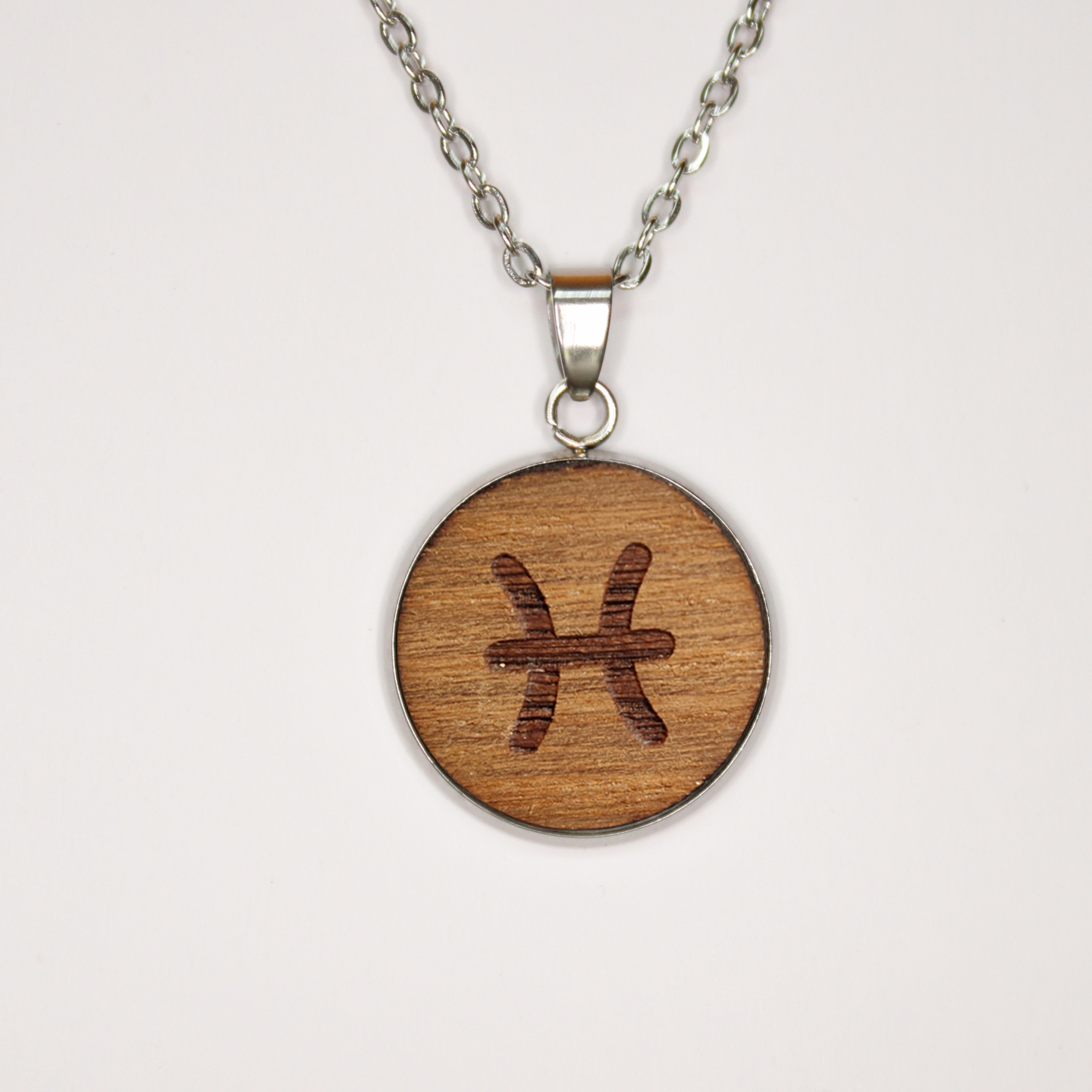 Fische - Akazien Vollholz Kette