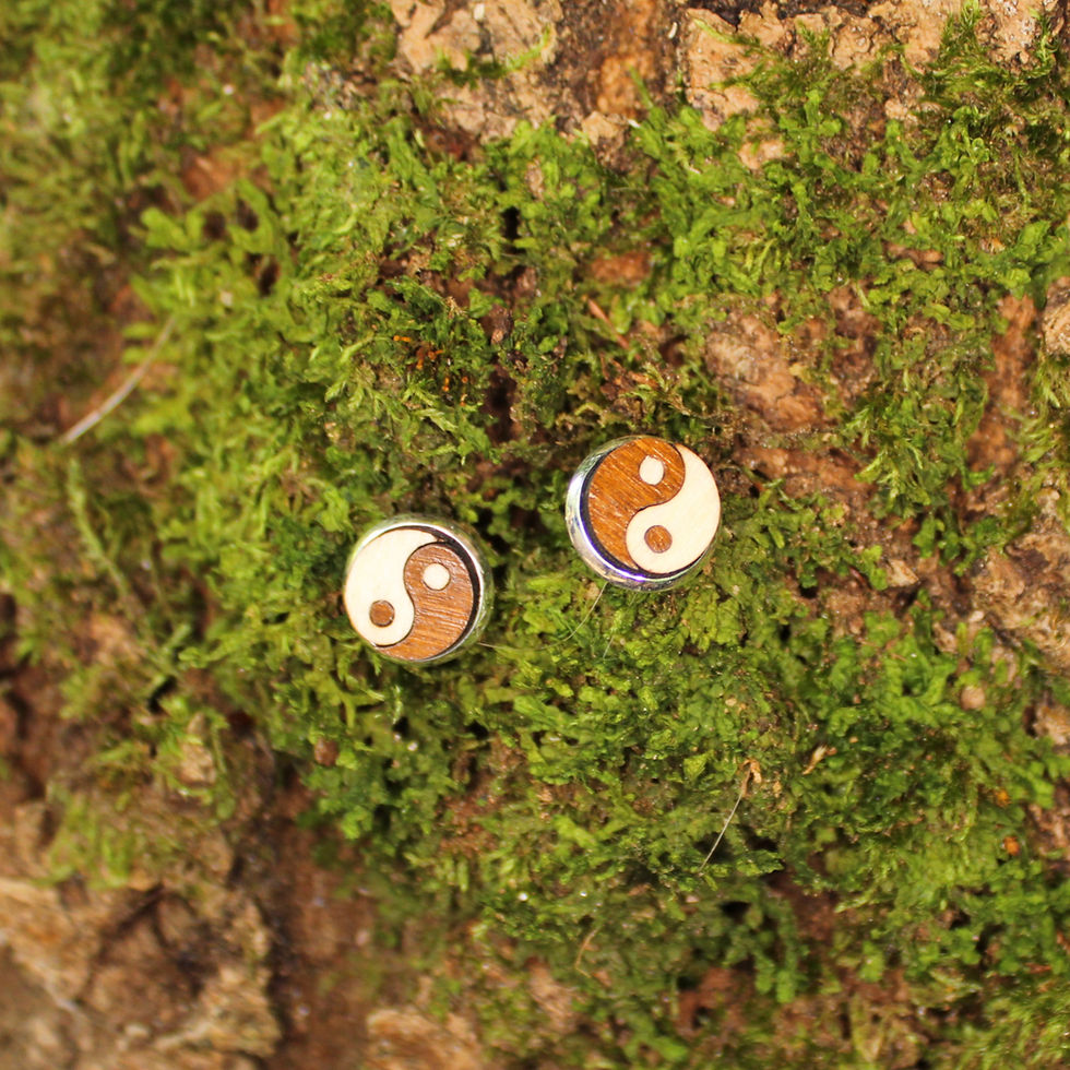 Miniaturbild: Yin Yang Ohrstecker