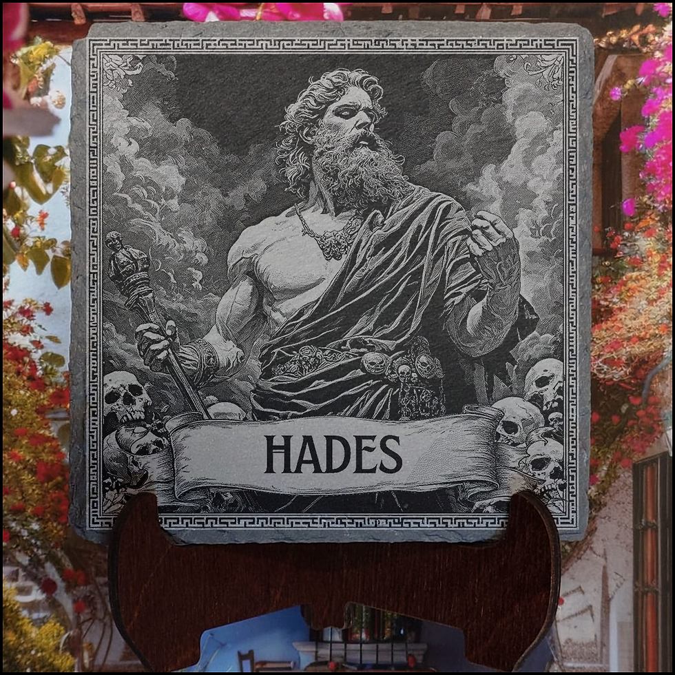Miniaturbild: Hades Schiefer Untersetzer