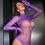 Thumbnail: fish net two piece with bow