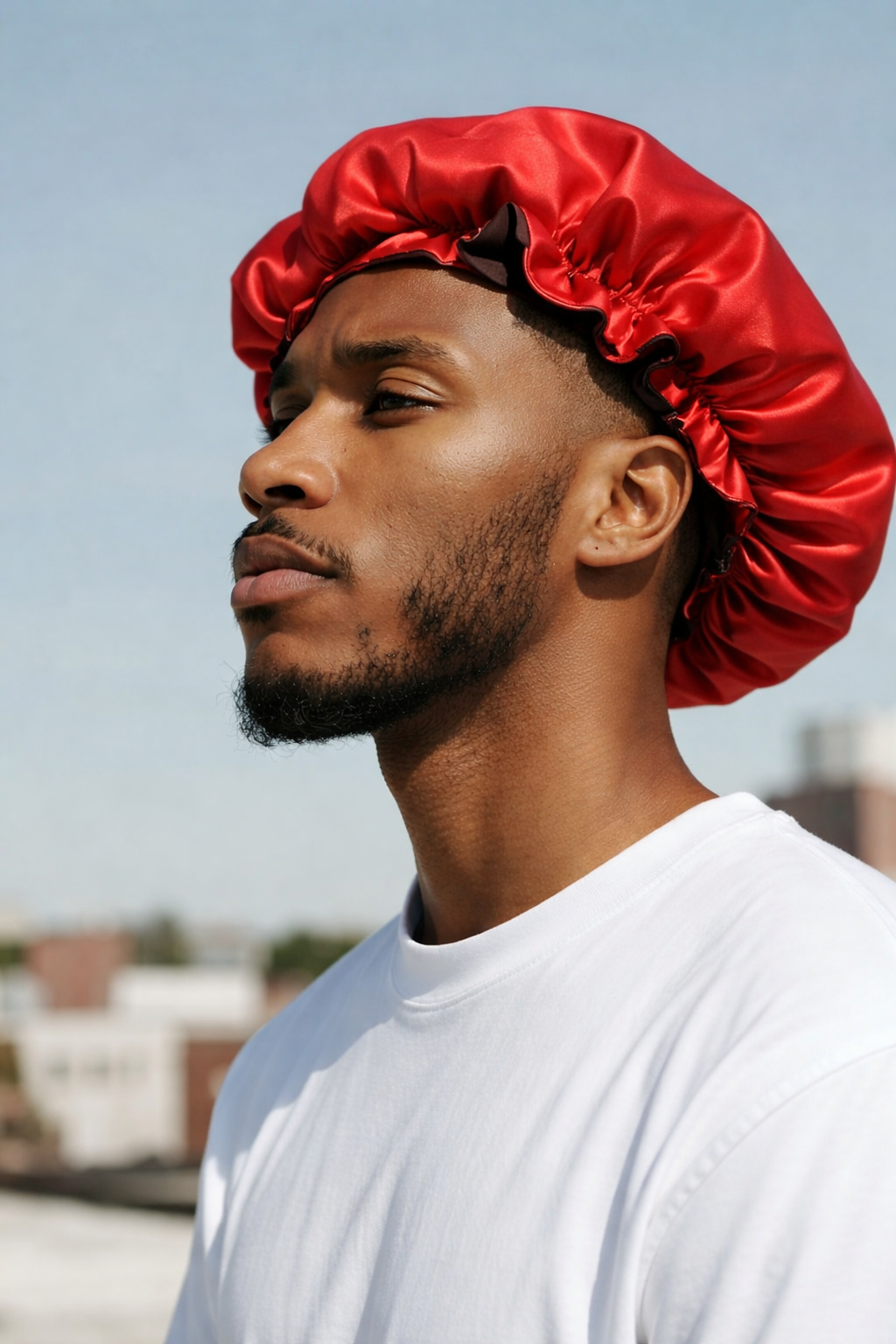 Satin Bonnet Red