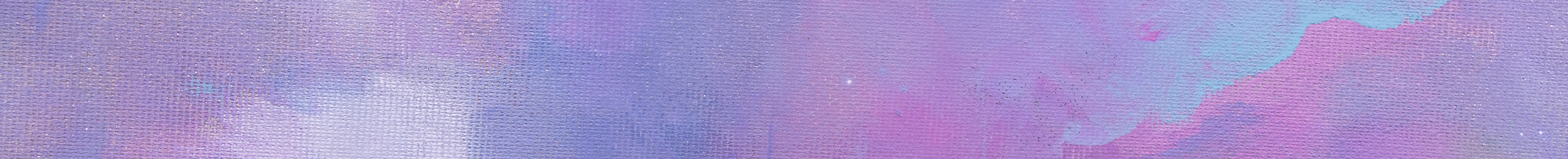 White, Purple, Blue clouds on canvas