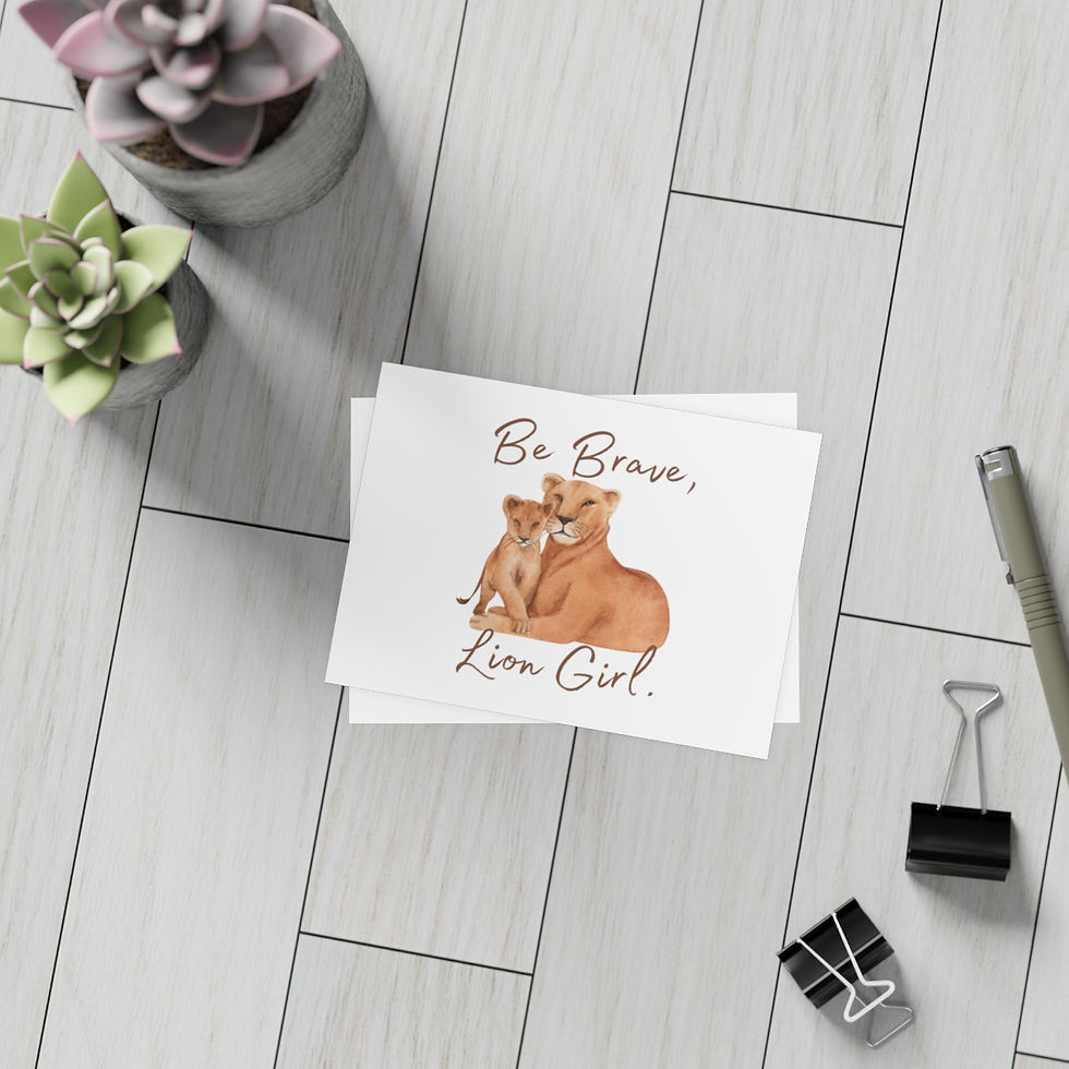 Thumbnail: Be Brave Postcard Bundles (envelopes not included) 