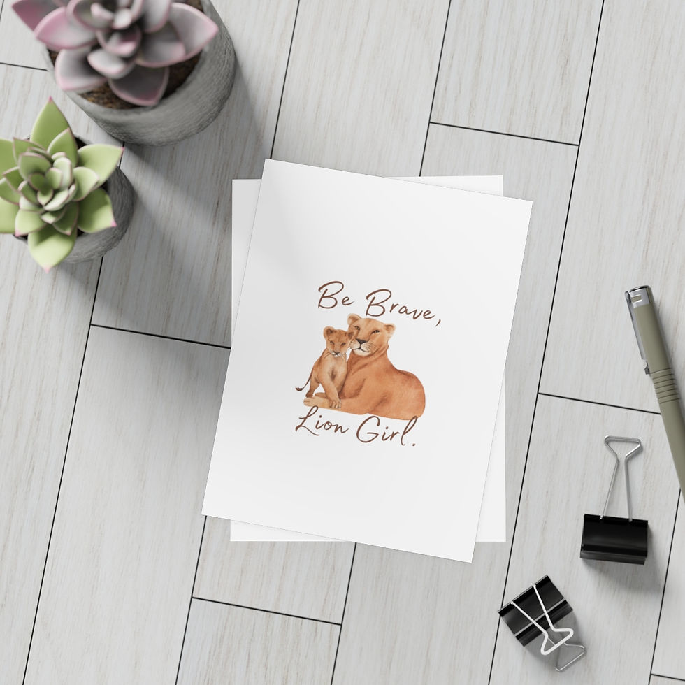 Thumbnail: Be Brave Postcard Bundles (envelopes not included) 