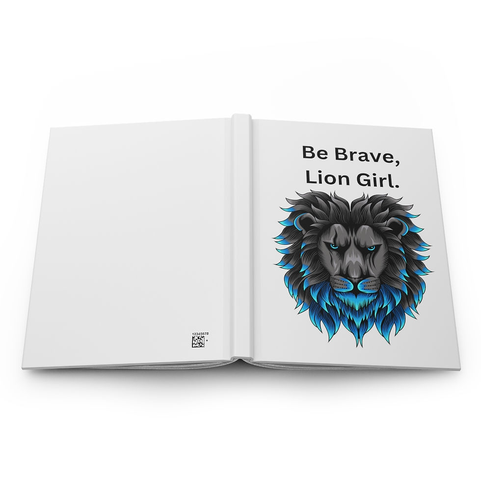 Thumbnail: Blue Brave Hardcover Journal Matte