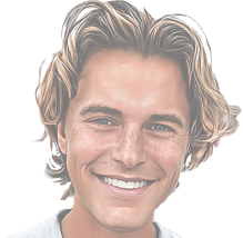 Unit brother to the protagonist of awake in olaiya, Titch has bright blond hair and a friendly face thats freckled. His smile is evident despite the circomstances of living in futuristic california and the chaos of his community.