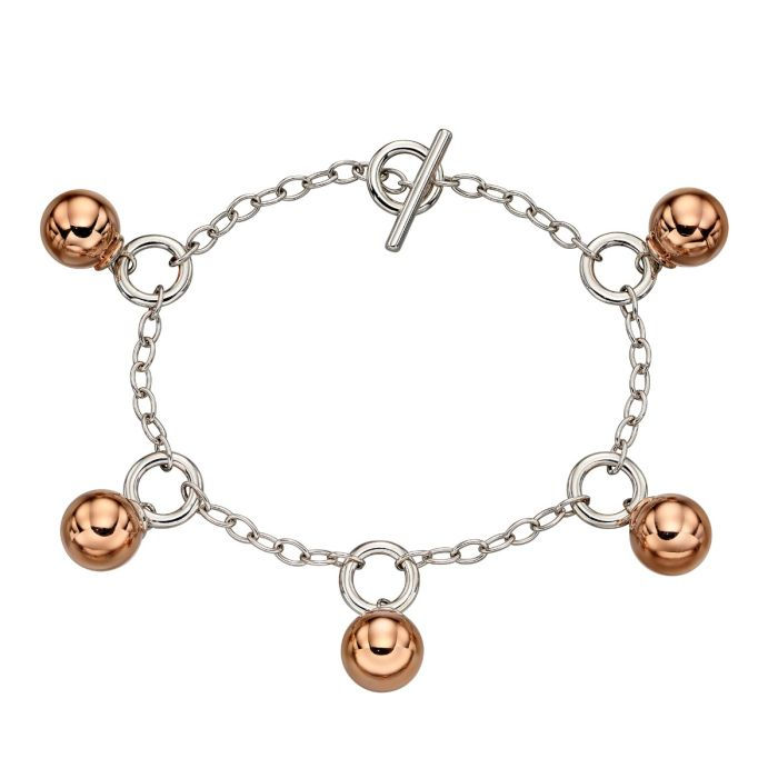 Fiorelli T-Bar Sphere Charm Bracelet