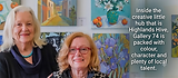 Printmaking Sisters at Gallery 74