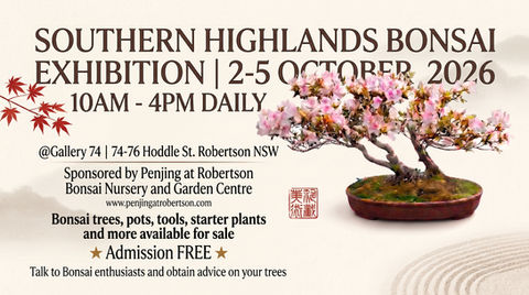 Poster: Bonsai Exhibition Southern Highlands