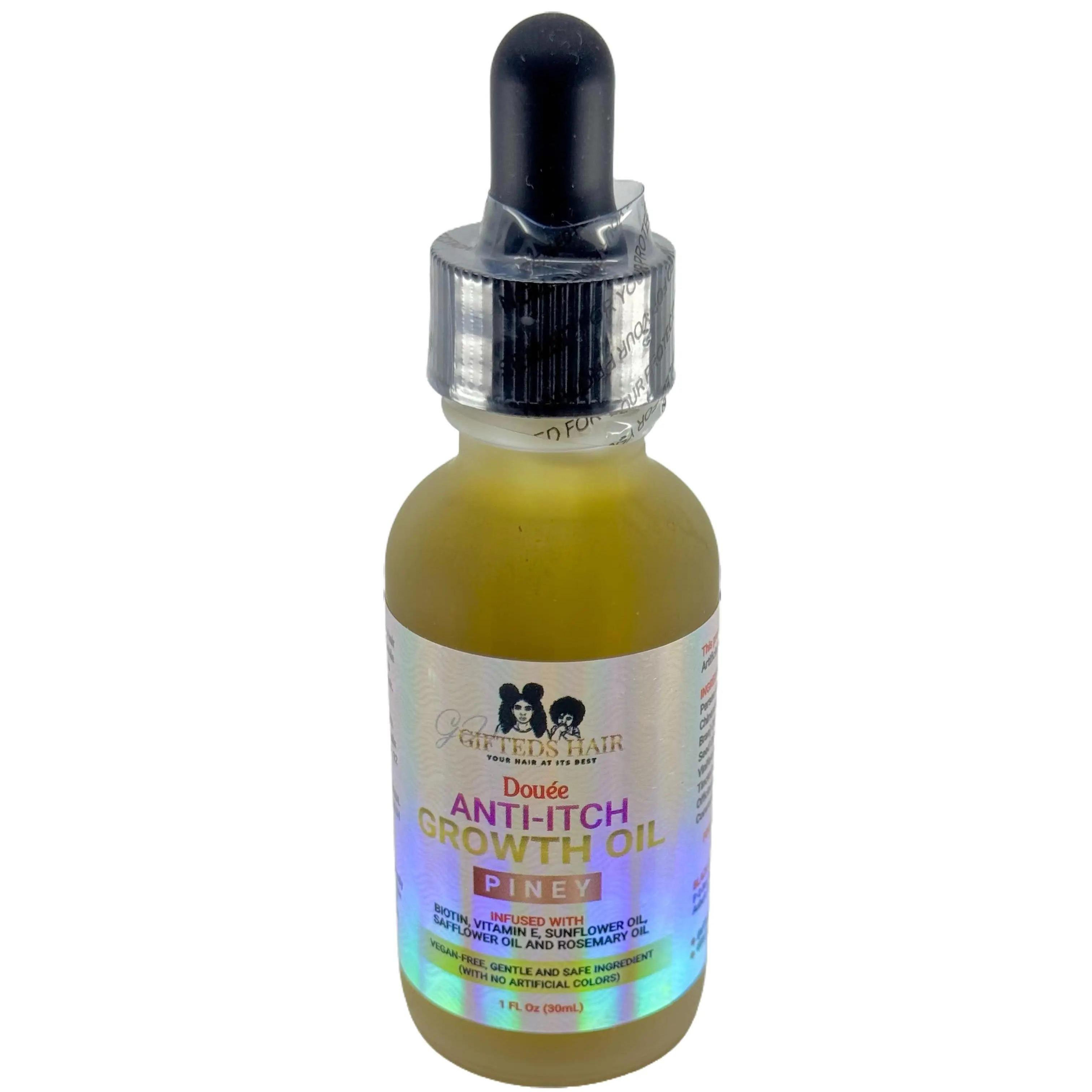 Gifteds Hair Anti-Itch Growth Oil with Biotin, Vitamin E, Rosemary Oil & More