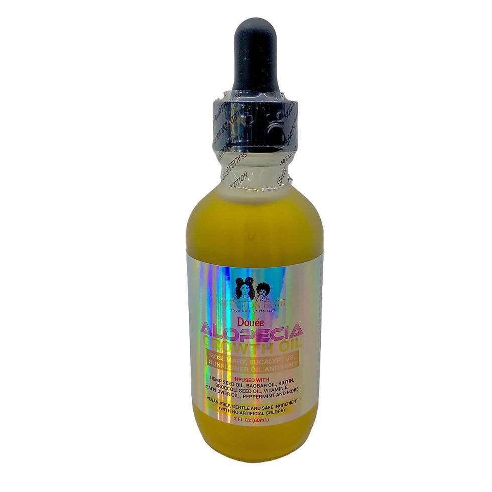 Thumbnail: Douee Alopecia Growth Oil: Biotin, Vitamin E, Sunflower, Safflower, Hemp Seed, J