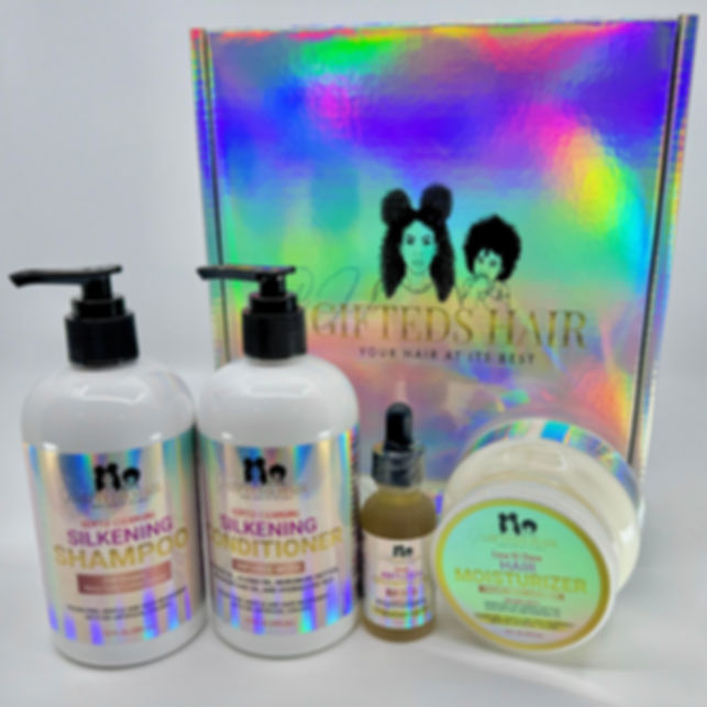 Gifted Cosmetics Toddler Hair Growth Starter Pack Bundle with Shampoo, Condition