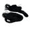 Thumbnail: Black African Rubber Hair Thread