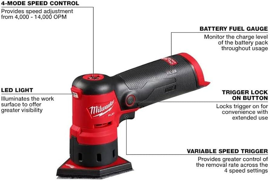 Thumbnail: M12 FUEL™ Orbital Detail Sander  2531-20