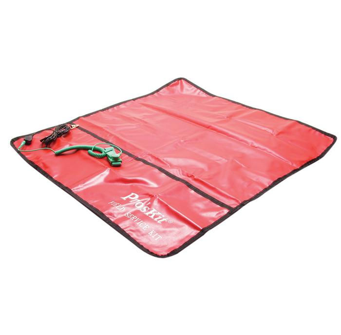 Pro'sKit 8PK-AS07-01 防靜電工作布(附插座接地線及腕帶)