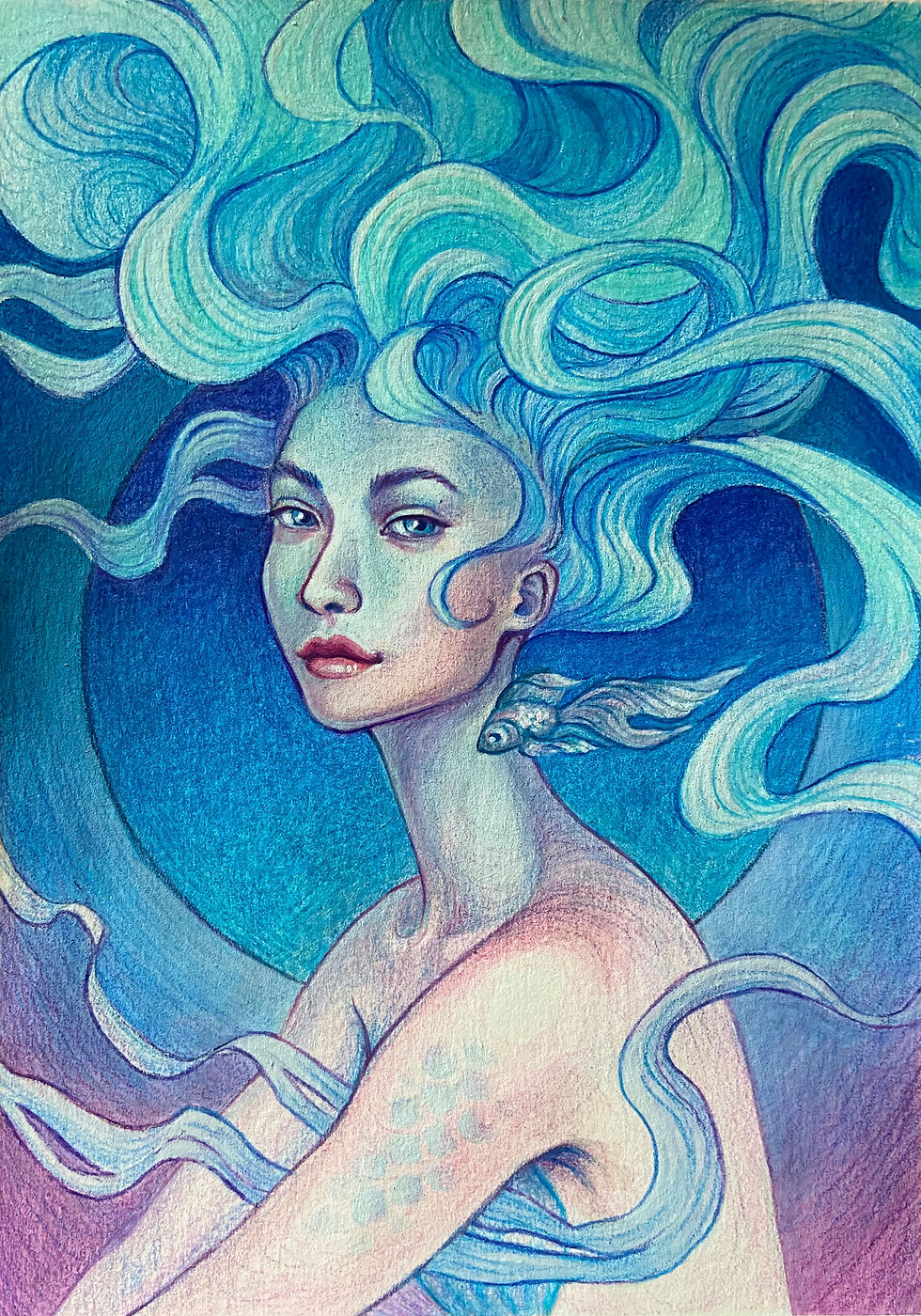 Mermaid_Woman_print