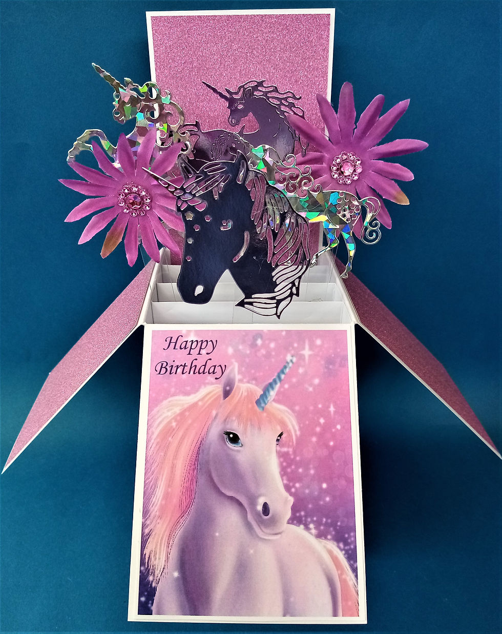 unicorn birthday card